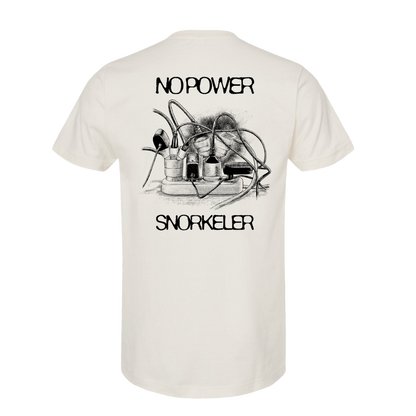No Power Vintage White Tee